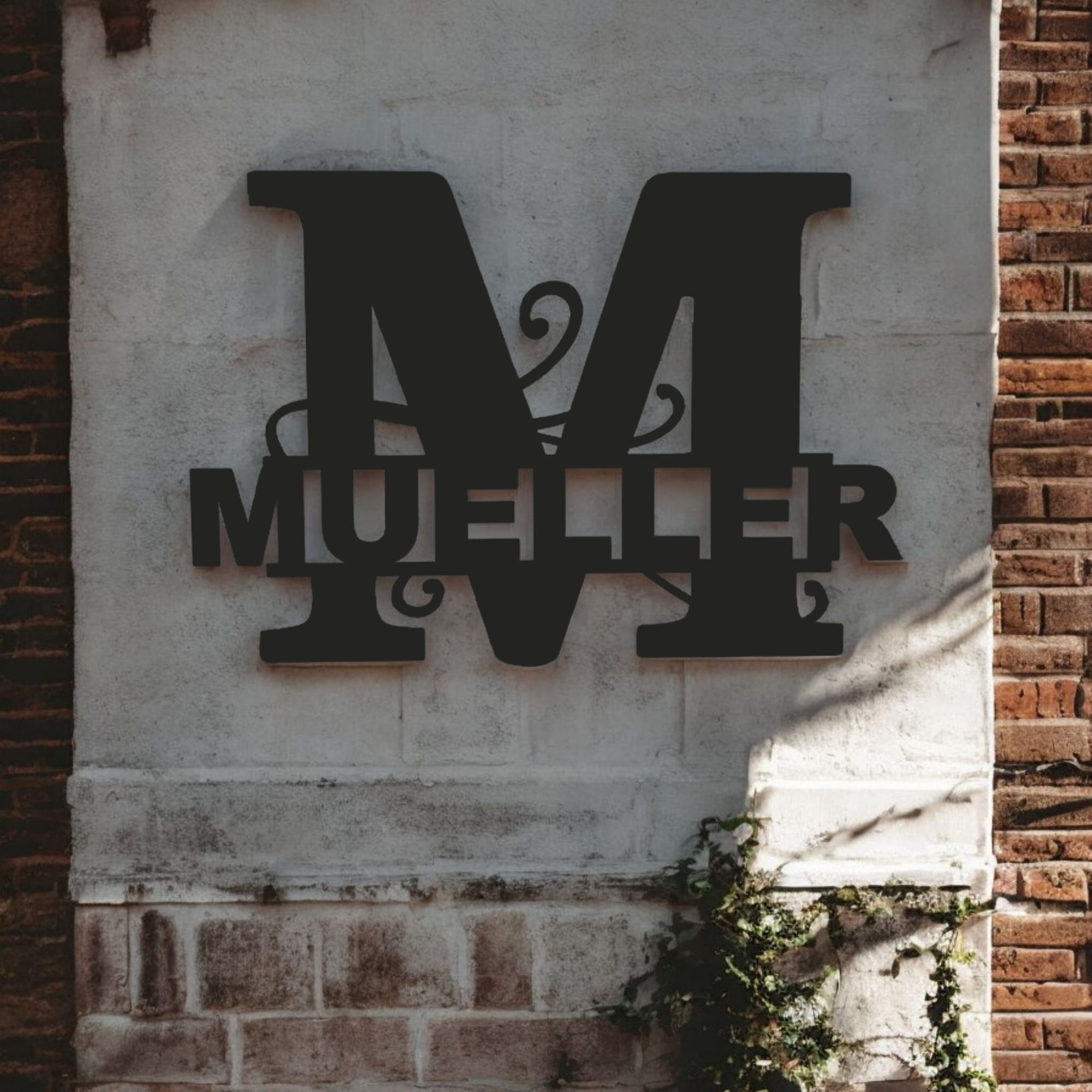 XXL Personalisiertes Namensschild Hauswand Groß WallArt benutzerdefiniert Barschild Gartenschild Geschenke
