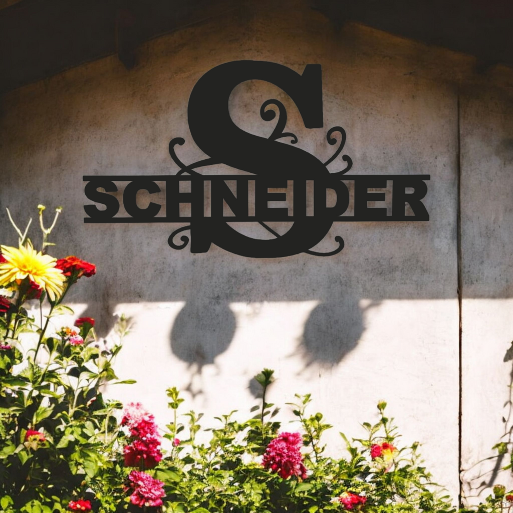 XXL Personalisiertes Namensschild Hauswand Groß WallArt benutzerdefiniert Barschild Gartenschild Geschenke