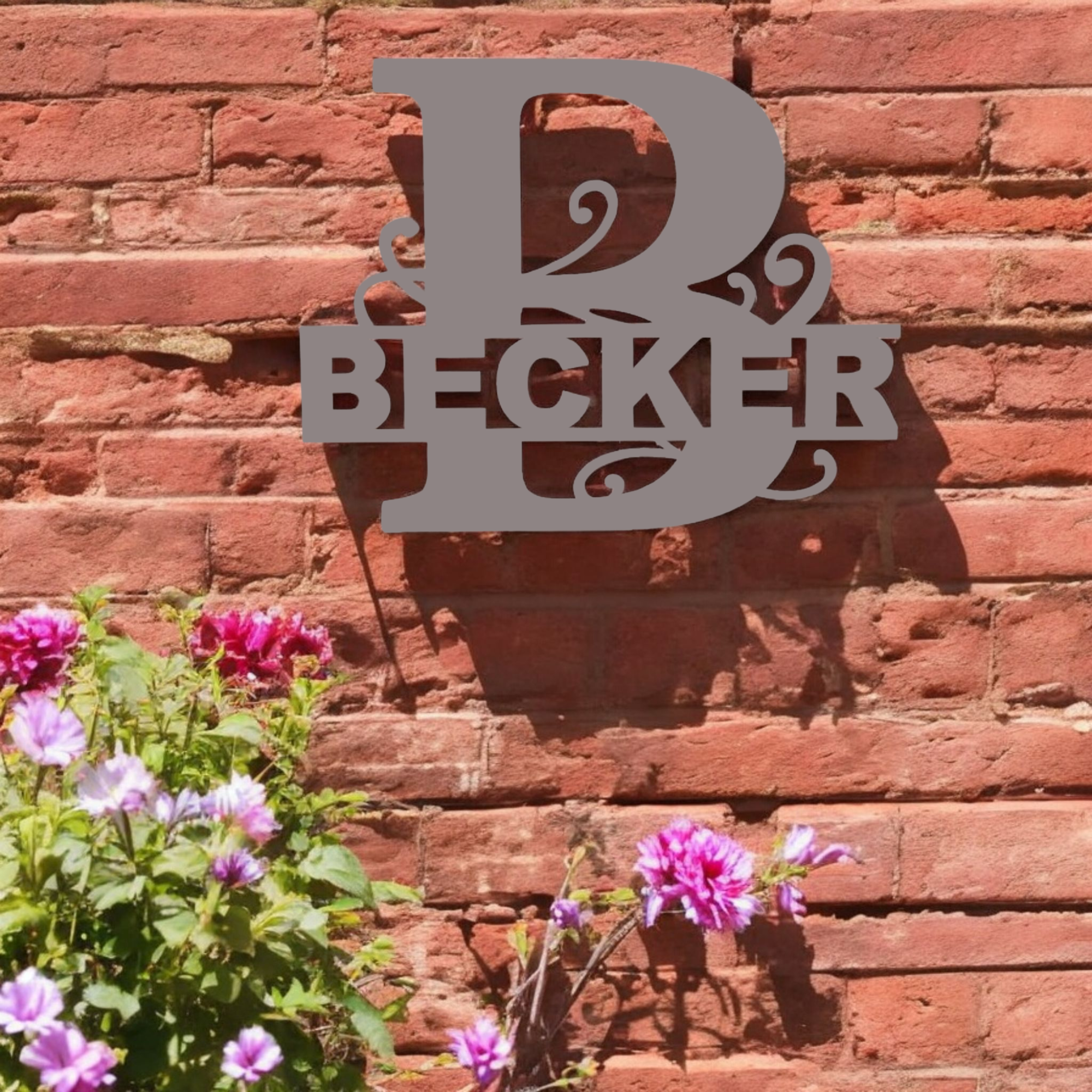 XXL Personalisiertes Namensschild Hauswand Groß WallArt benutzerdefiniert Barschild Gartenschild Geschenke