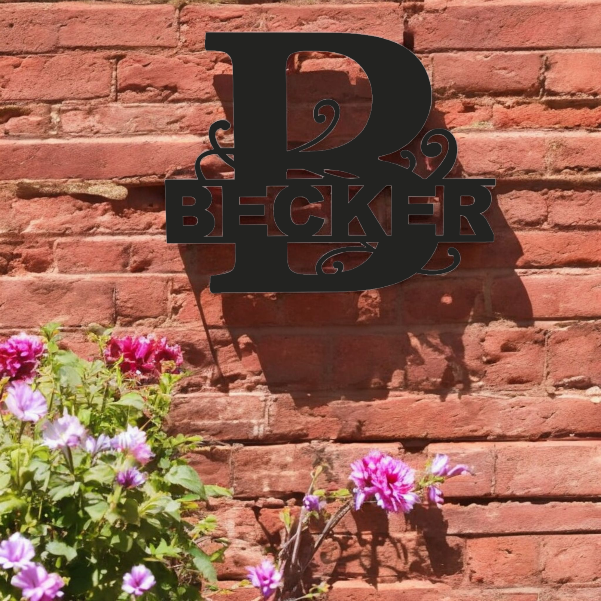 XXL Personalisiertes Namensschild Hauswand Groß WallArt benutzerdefiniert Barschild Gartenschild Geschenke