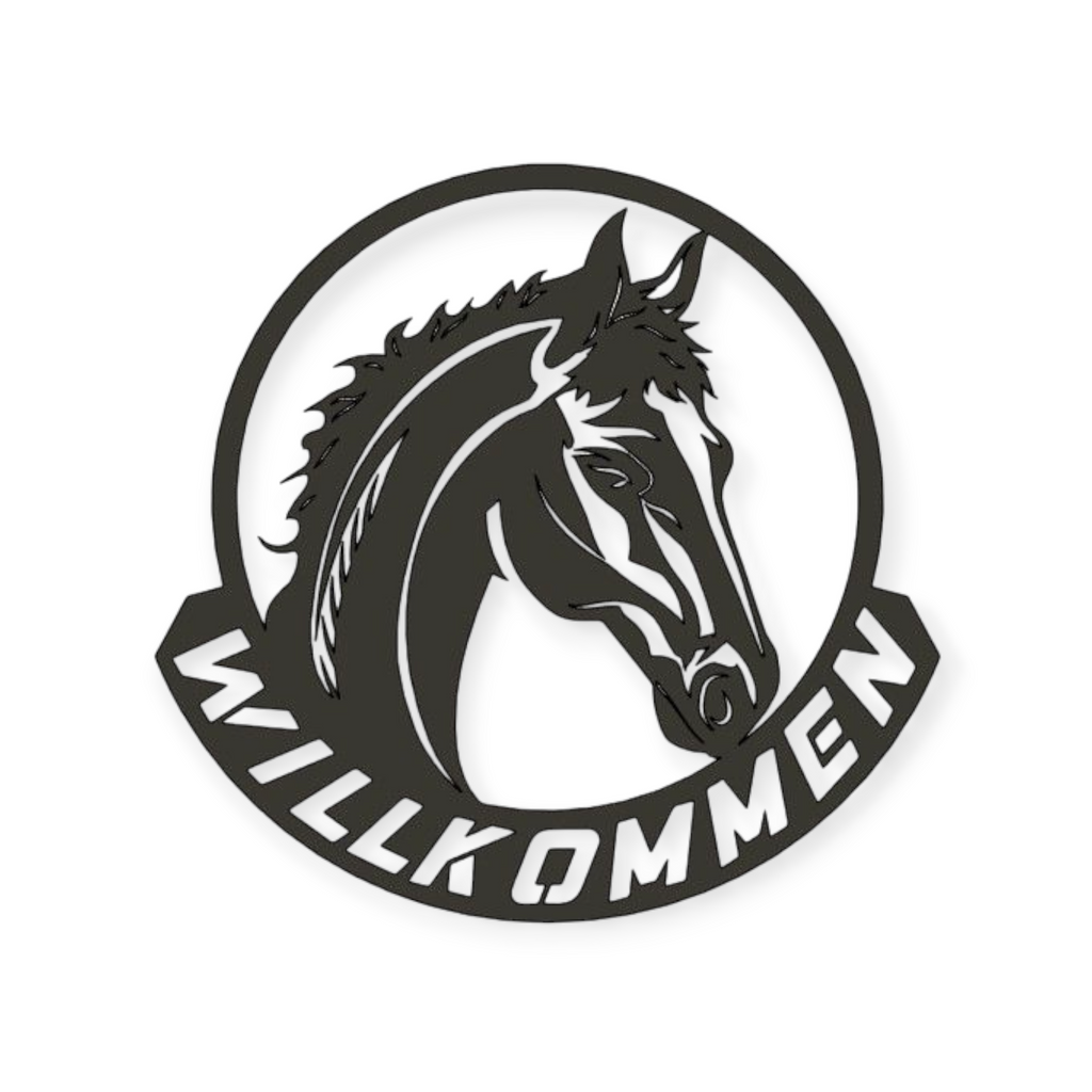 Namensschild mit Pferd  Boxenschild personalisiert Hofschild Türschild für Pferdestall Stallschild mit Pferd  Pferdeboxenschild